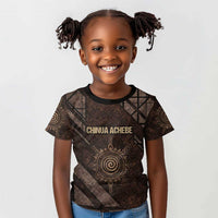 Chinua Achebe Kid T shirt with Tribal Symbol Design, The Storyteller Quote and Africa Wrote Back - Wonder Print Shop