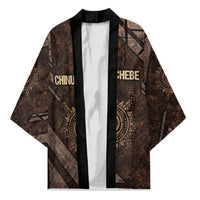 Chinua Achebe Kimono with Tribal Symbol Design, The Storyteller Quote and Africa Wrote Back - Wonder Print Shop