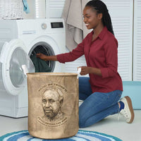 Ngugi wa Thiong O Laundry Basket Vintage Map Ancient African Library - Decolonising the Mind - Wonder Print Shop