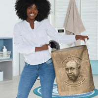 Ngugi wa Thiong O Laundry Basket Vintage Map Ancient African Library - Decolonising the Mind - Wonder Print Shop