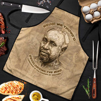 Ngugi wa Thiong O Apron Vintage Map Ancient African Library - Decolonising the Mind - Wonder Print Shop