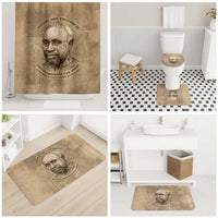 Ngugi wa Thiong O Bathroom Set Vintage Map Ancient African Library - Decolonising the Mind - Wonder Print Shop