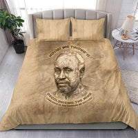 Ngugi wa Thiong O Bedding Set Vintage Map Ancient African Library - Decolonising the Mind - Wonder Print Shop