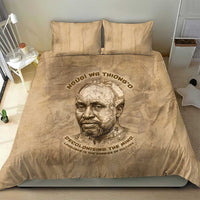 Ngugi wa Thiong O Bedding Set Vintage Map Ancient African Library - Decolonising the Mind - Wonder Print Shop