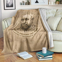 Ngugi wa Thiong O Blanket Vintage Map Ancient African Library - Decolonising the Mind - Wonder Print Shop