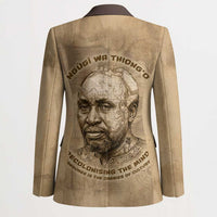 Ngugi wa Thiong O Blazer Vintage Map Ancient African Library - Decolonising the Mind - Wonder Print Shop