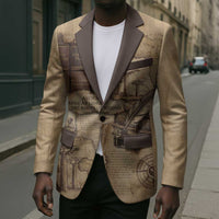 Ngugi wa Thiong O Blazer Vintage Map Ancient African Library - Decolonising the Mind - Wonder Print Shop
