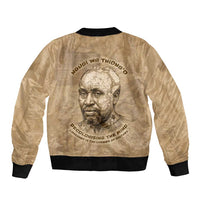 Ngugi wa Thiong O Bomber Jacket Vintage Map Ancient African Library - Decolonising the Mind - Wonder Print Shop
