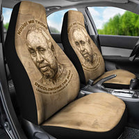Ngugi wa Thiong O Car Seat Cover Vintage Map Ancient African Library - Decolonising the Mind - Wonder Print Shop