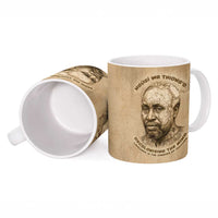 Ngugi wa Thiong O Ceramic Mug Vintage Map Ancient African Library - Decolonising the Mind - Wonder Print Shop