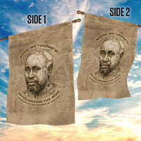 Ngugi wa Thiong O Garden Flag Vintage Map Ancient African Library - Decolonising the Mind - Wonder Print Shop