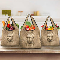 Ngugi wa Thiong O Grocery Bag Vintage Map Ancient African Library - Decolonising the Mind - Wonder Print Shop