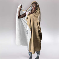 Ngugi wa Thiong O Hooded Blanket Vintage Map Ancient African Library - Decolonising the Mind - Wonder Print Shop