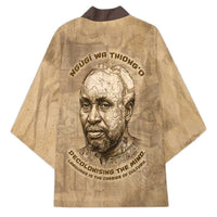 Ngugi wa Thiong O Kimono Vintage Map Ancient African Library - Decolonising the Mind - Wonder Print Shop