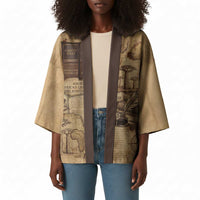 Ngugi wa Thiong O Kimono Vintage Map Ancient African Library - Decolonising the Mind - Wonder Print Shop