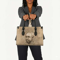 Ngugi wa Thiong O Leather Bag Vintage Map Ancient African Library - Decolonising the Mind - Wonder Print Shop