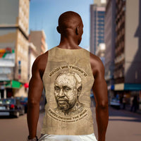 Ngugi wa Thiong O Men Tank Top Vintage Map Ancient African Library - Decolonising the Mind - Wonder Print Shop