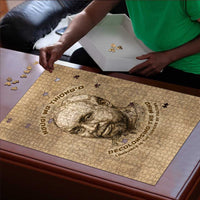 Ngugi wa Thiong O Puzzle Vintage Map Ancient African Library - Decolonising the Mind - Wonder Print Shop