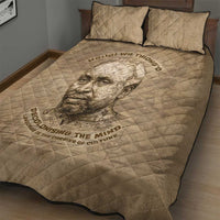 Ngugi wa Thiong O Quilt Bed Set Vintage Map Ancient African Library - Decolonising the Mind - Wonder Print Shop