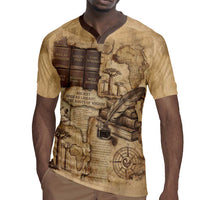 Ngugi wa Thiong O Rugby Jersey Vintage Map Ancient African Library - Decolonising the Mind - Wonder Print Shop