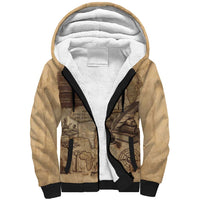 Ngugi wa Thiong O Sherpa Hoodie Vintage Map Ancient African Library - Decolonising the Mind - Wonder Print Shop