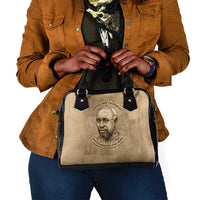 Ngugi wa Thiong O Shoulder Handbag Vintage Map Ancient African Library - Decolonising the Mind - Wonder Print Shop