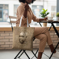 Ngugi wa Thiong O Tote Bag Vintage Map Ancient African Library - Decolonising the Mind - Wonder Print Shop