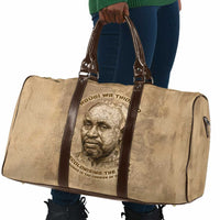 Ngugi wa Thiong O Travel Bag Vintage Map Ancient African Library - Decolonising the Mind - Wonder Print Shop