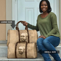 Ngugi wa Thiong O Travel Bag Vintage Map Ancient African Library - Decolonising the Mind - Wonder Print Shop