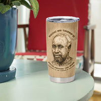 Ngugi wa Thiong O Tumbler Cup Vintage Map Ancient African Library - Decolonising the Mind - Wonder Print Shop