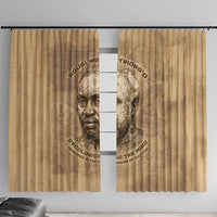 Ngugi wa Thiong O Window Curtain Vintage Map Ancient African Library - Decolonising the Mind - Wonder Print Shop