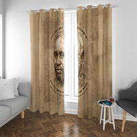 Ngugi wa Thiong O Window Curtain Vintage Map Ancient African Library - Decolonising the Mind - Wonder Print Shop