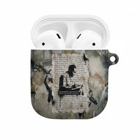 Ngugi wa Thiong O AirPods Case Graffiti Resist Statement Ink Pen Revolution Fist Literary Activism - Wonder Print Shop