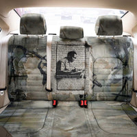 Ngugi wa Thiong O Back Car Seat Cover Graffiti Resist Statement Ink Pen Revolution Fist Literary Activism - Wonder Print Shop