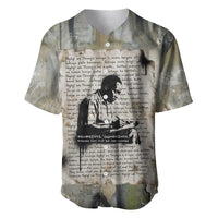 Ngugi wa Thiong O Baseball Jersey Graffiti Resist Statement Ink Pen Revolution Fist Literary Activism - Wonder Print Shop