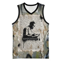 Ngugi wa Thiong O Basketball Jersey Graffiti Resist Statement Ink Pen Revolution Fist Literary Activism - Wonder Print Shop