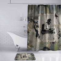 Ngugi wa Thiong O Bathroom Set Graffiti Resist Statement Ink Pen Revolution Fist Literary Activism - Wonder Print Shop