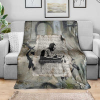 Ngugi wa Thiong O Blanket Graffiti Resist Statement Ink Pen Revolution Fist Literary Activism - Wonder Print Shop