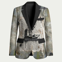 Ngugi wa Thiong O Blazer Graffiti Resist Statement Ink Pen Revolution Fist Literary Activism - Wonder Print Shop