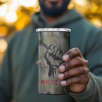 Ngugi wa Thiong O 4 in 1 Can Cooler Tumbler Graffiti Resist Statement Ink Pen Revolution Fist Literary Activism - Wonder Print Shop