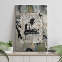Ngugi wa Thiong O Canvas Wall Art Graffiti Resist Statement Ink Pen Revolution Fist Literary Activism - Wonder Print Shop