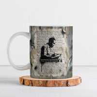Ngugi wa Thiong O Ceramic Mug Graffiti Resist Statement Ink Pen Revolution Fist Literary Activism - Wonder Print Shop