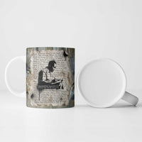 Ngugi wa Thiong O Ceramic Mug Graffiti Resist Statement Ink Pen Revolution Fist Literary Activism - Wonder Print Shop