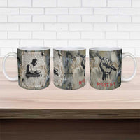 Ngugi wa Thiong O Ceramic Mug Graffiti Resist Statement Ink Pen Revolution Fist Literary Activism - Wonder Print Shop