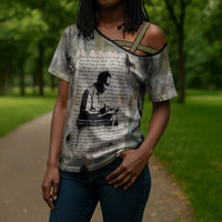 Ngugi wa Thiong O Cross Shoulder Shirt Graffiti Resist Statement Ink Pen Revolution Fist Literary Activism - Wonder Print Shop