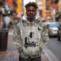Ngugi wa Thiong O Hoodie Graffiti Resist Statement Ink Pen Revolution Fist Literary Activism - Wonder Print Shop