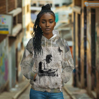 Ngugi wa Thiong O Hoodie Graffiti Resist Statement Ink Pen Revolution Fist Literary Activism - Wonder Print Shop