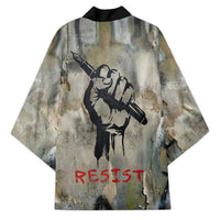 Ngugi wa Thiong O Kimono Graffiti Resist Statement Ink Pen Revolution Fist Literary Activism - Wonder Print Shop