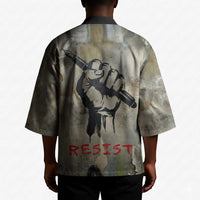 Ngugi wa Thiong O Kimono Graffiti Resist Statement Ink Pen Revolution Fist Literary Activism - Wonder Print Shop