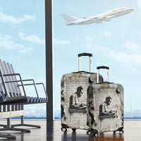 Ngugi wa Thiong O Luggage Cover Graffiti Resist Statement Ink Pen Revolution Fist Literary Activism - Wonder Print Shop